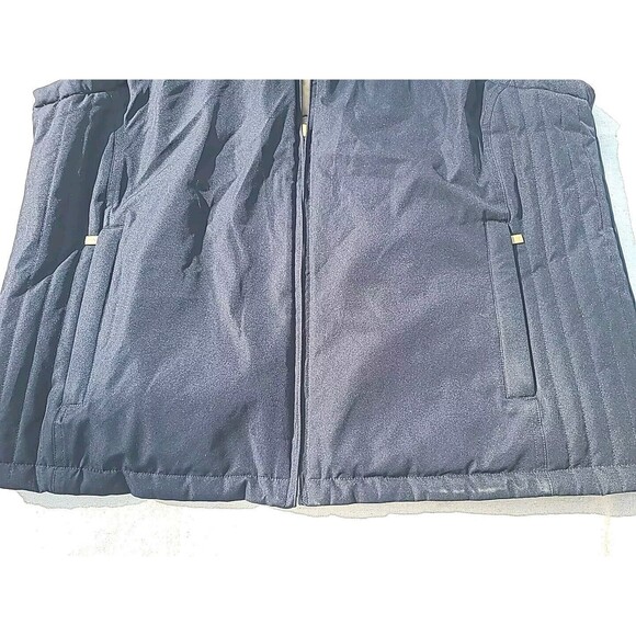 Rainforest Mens Size  XL Outdoor Wind Water Resistant Vest Reversible Blue Tan - Picture 3 of 8